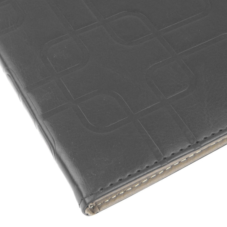 ENKAY Crazy Horse Texture Embossing Pattern Protective PU Leather Case with Sleep / Wake-up Function & Credit Card Slots for iPad 4 / New iPad (iPad 3) / iPad 2