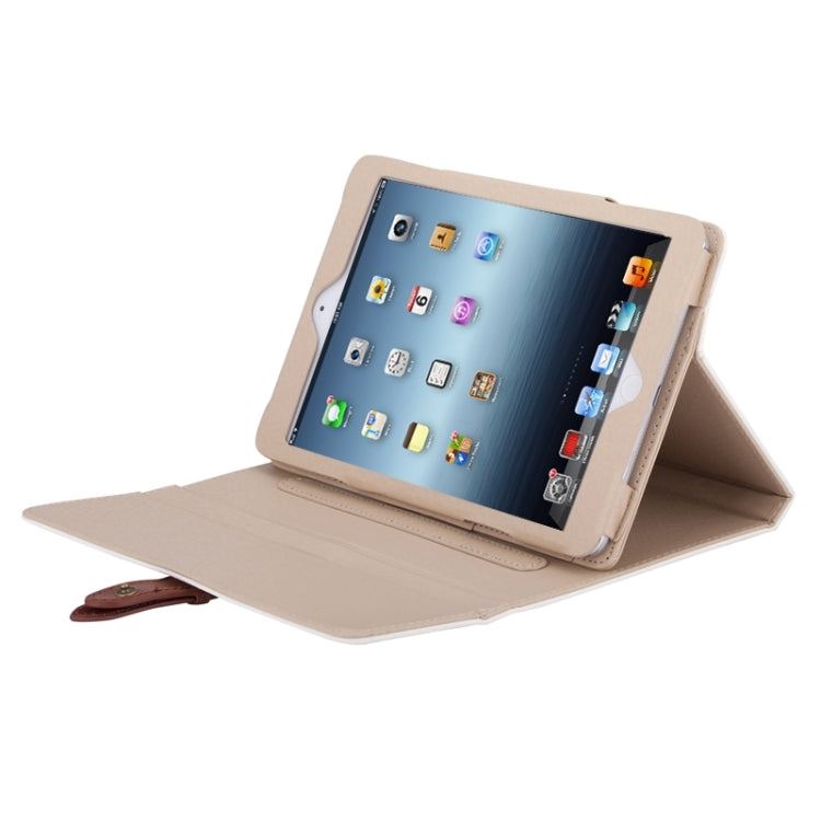 Bussiness Style Horizontal Flip Leather Case with 3-Folding Holder & Buckle for iPad 4 / New iPad / iPad 2