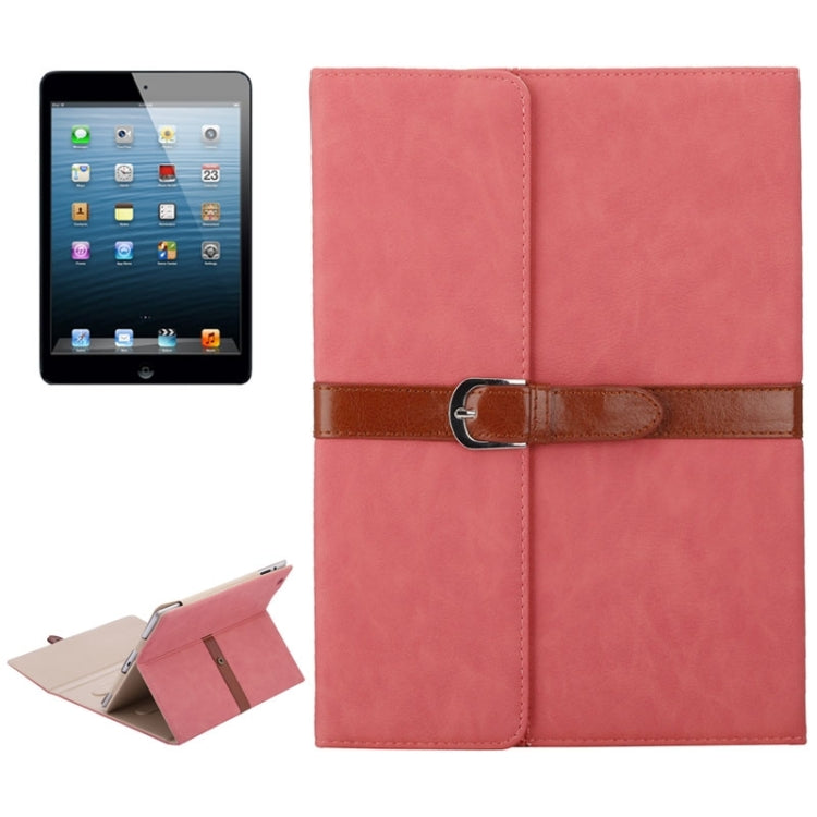 Bussiness Style Horizontal Flip Leather Case with 3-Folding Holder & Buckle for iPad 4 / New iPad / iPad 2