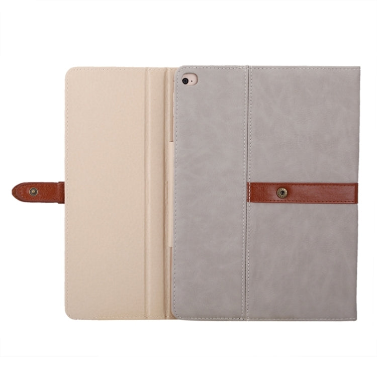 Bussiness Style Horizontal Flip Leather Case with 3-Folding Holder & Buckle for iPad 4 / New iPad / iPad 2