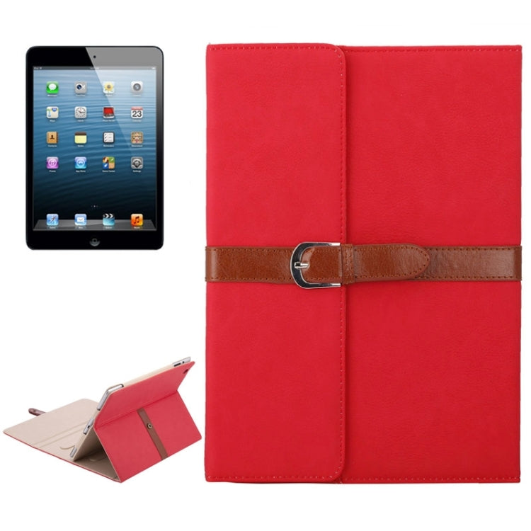 Bussiness Style Horizontal Flip Leather Case with 3-Folding Holder & Buckle for iPad 4 / New iPad / iPad 2