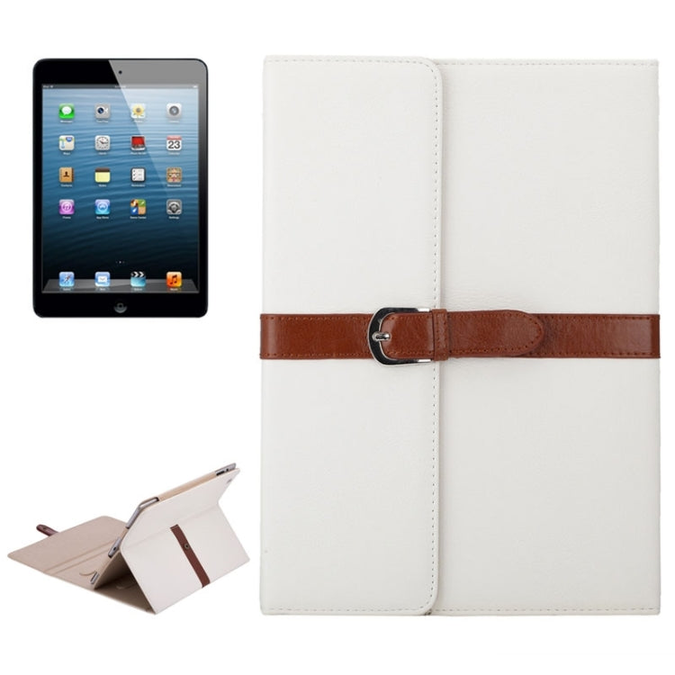 Bussiness Style Horizontal Flip Leather Case with 3-Folding Holder & Buckle for iPad 4 / New iPad / iPad 2