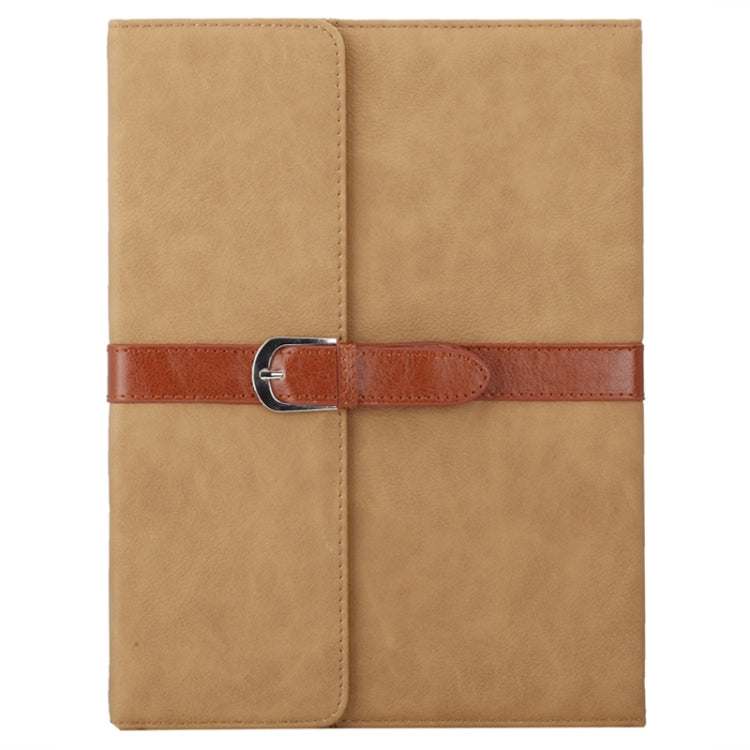 Bussiness Style Horizontal Flip Leather Case with 3-Folding Holder & Buckle for iPad 4 / New iPad / iPad 2