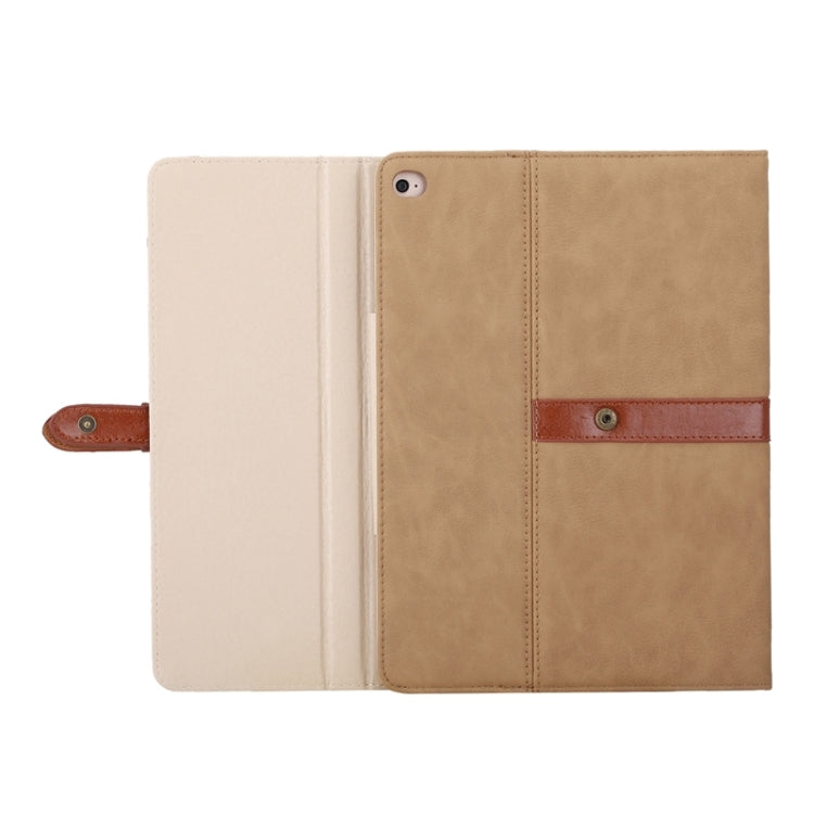 Bussiness Style Horizontal Flip Leather Case with 3-Folding Holder & Buckle for iPad 4 / New iPad / iPad 2