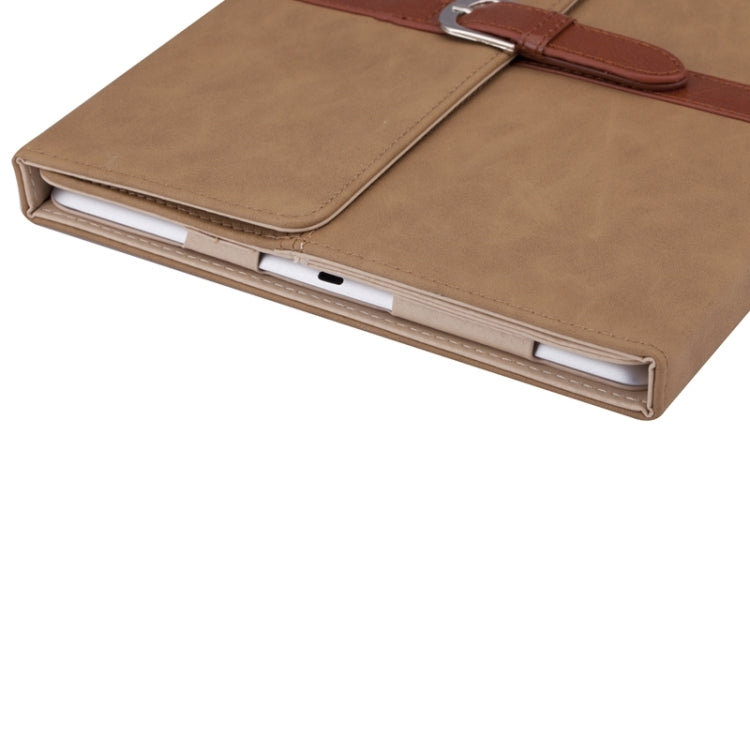 Bussiness Style Horizontal Flip Leather Case with 3-Folding Holder & Buckle for iPad 4 / New iPad / iPad 2