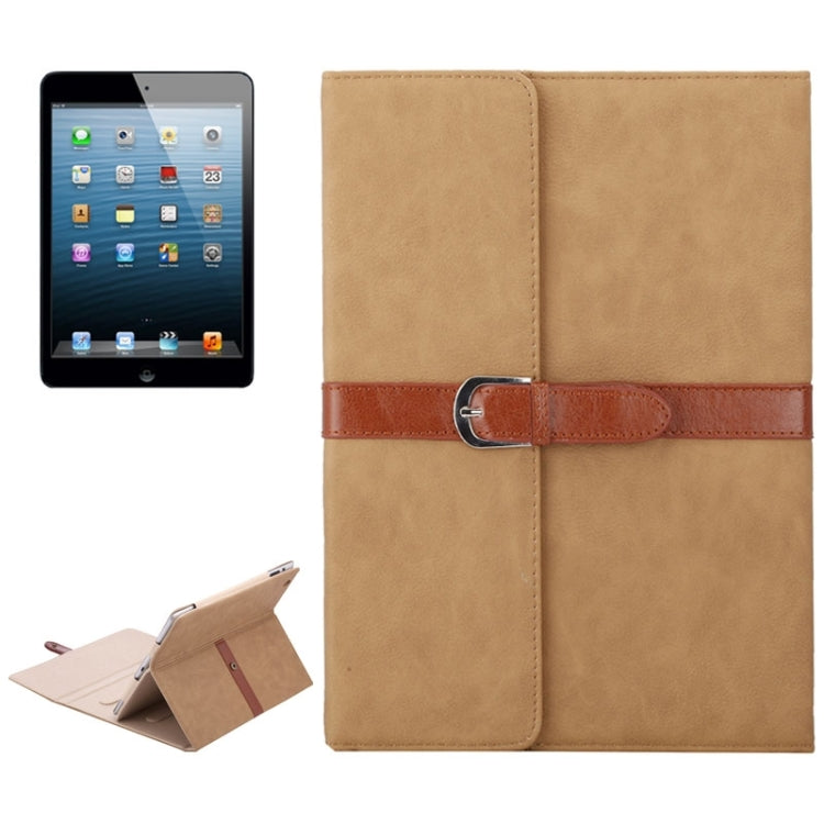 Bussiness Style Horizontal Flip Leather Case with 3-Folding Holder & Buckle for iPad 4 / New iPad / iPad 2