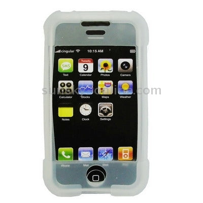 Silicone Soft Case for iPhone,without blister packaging , with cheaper shipping cost(White)