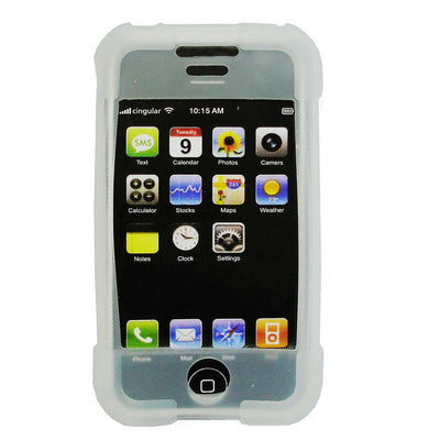 Silicone Soft Case for iPhone,without blister packaging , with cheaper shipping cost(White)