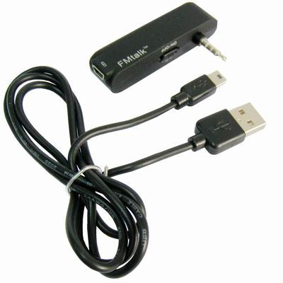Cableless Handsfree & FM Transmitter for iPhone,iPhone 3G,iPod(Black)