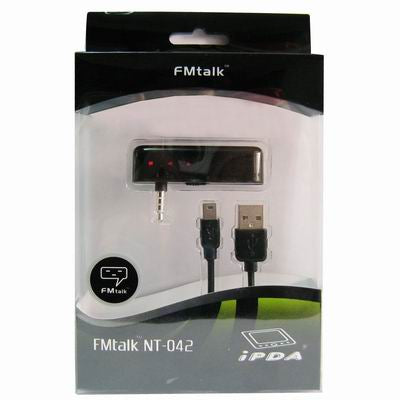 Cableless Handsfree & FM Transmitter for iPhone,iPhone 3G,iPod(Black)