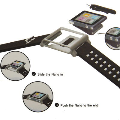 LunaTik Multi-Touch Watch Band II L-202 for iPod nano 6