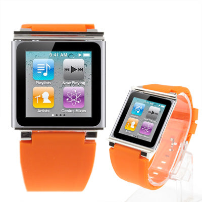 Multi-Touch Silicon Watch Band / Wrist Strap for iPod nano 6