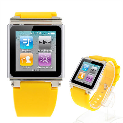 Multi-Touch Silicon Watch Band / Wrist Strap for iPod nano 6