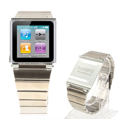 Metal Steel Multi-Touch Watch Band / Wrist Strap for iPod nano 6(Silver)
