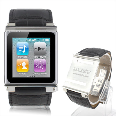 Leather Multi-touch Watch Band / Wrist Strap for iPod nano 6