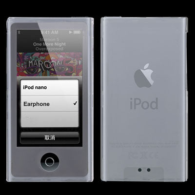 Pure Color Crystal  Case for iPod nano 7 (Transparent)