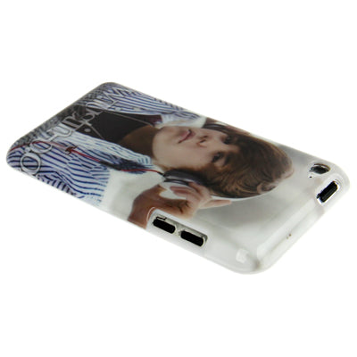 Wearing Headphones Justin Biber Pattern Plastic Case for iPod touch 4