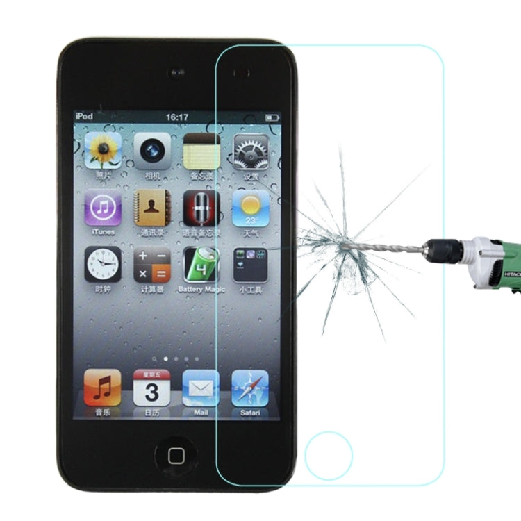 0.3mm Ultra-thin Transparent Full Screeen Explosion-proof Tempered Glass Film for iPod touch 4