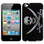 Skull Style Plastic Case for iPod touch 4