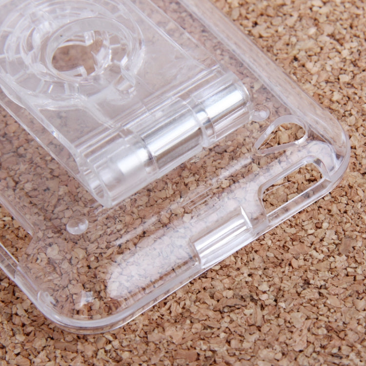3 in 1 Crystal Case + Belt Clip + Stand Bracket for iPod touch 4(Transparent)