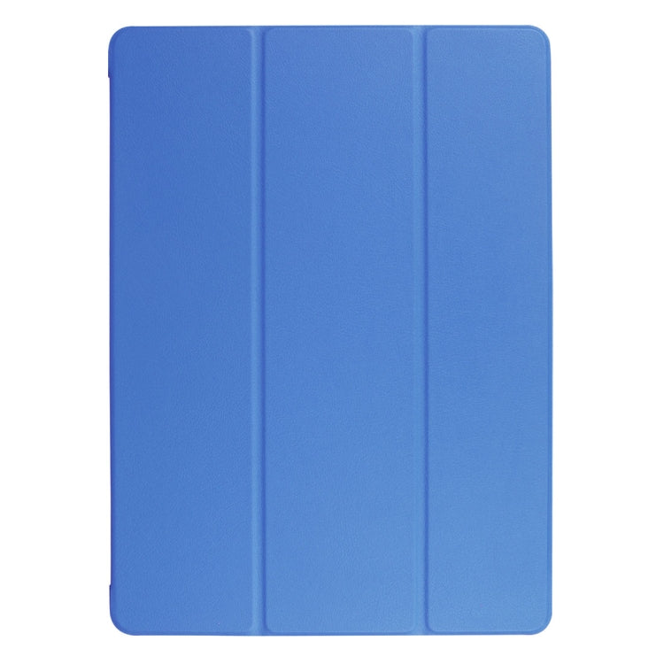 Custer Texture Horizontal Flip Smart Leather Case with 3-folding Holder  & Sleep / Wake-up Function for iPad Pro 12.9 inch 2017 / 2015