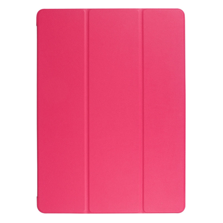 Custer Texture Horizontal Flip Smart Leather Case with 3-folding Holder  & Sleep / Wake-up Function for iPad Pro 12.9 inch 2017 / 2015