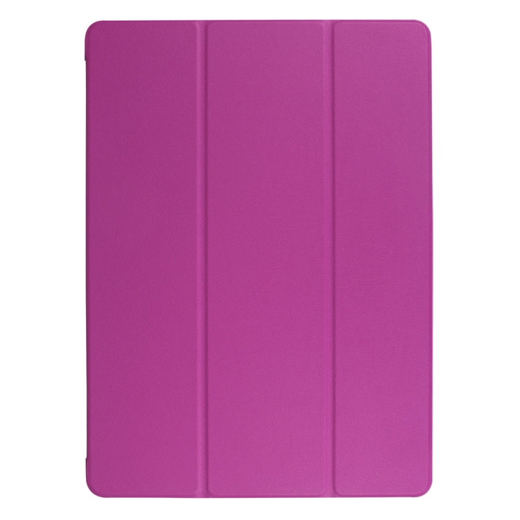 Custer Texture Horizontal Flip Smart Leather Case with 3-folding Holder  & Sleep / Wake-up Function for iPad Pro 12.9 inch 2017 / 2015