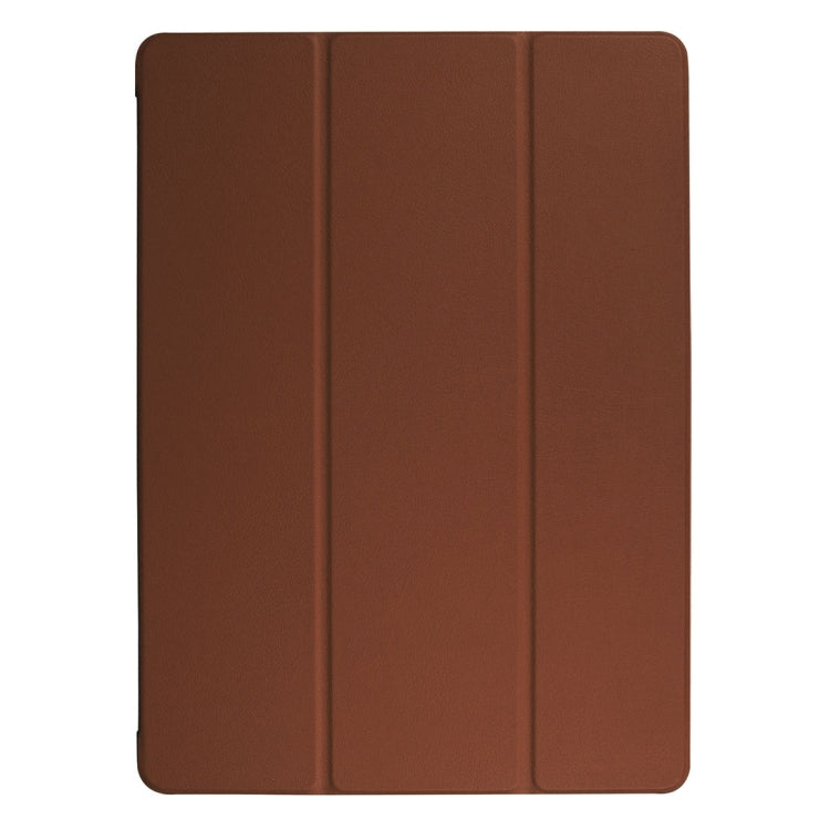 Custer Texture Horizontal Flip Smart Leather Case with 3-folding Holder  & Sleep / Wake-up Function for iPad Pro 12.9 inch 2017 / 2015