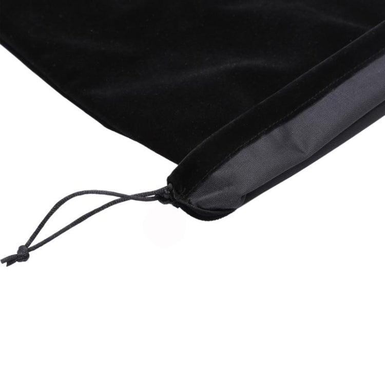 13 inch Universal Leisure Cotton Flock Cloth Carry Bag with Stay Cord for iPad Pro / iPad Air 2 / iPad 4(Black)