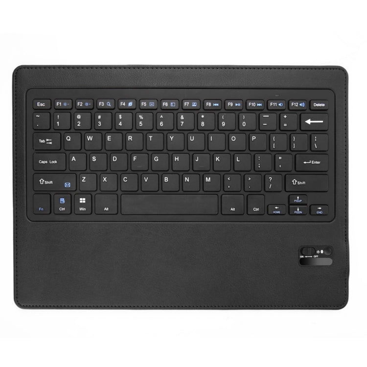 2 in 1 Detachable Bluetooth Keyboard Stitch Leather Tablet Case with Holder & Wake-up / Sleep Function for iPad Pro 12.9 inch(Black)