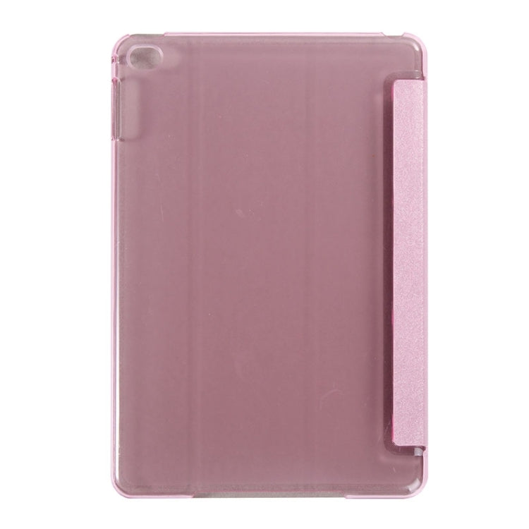 Silk Texture Horizontal Flip Leather Case with Three-Folding Holder & Wake-up / Sleep Function for iPad Pro