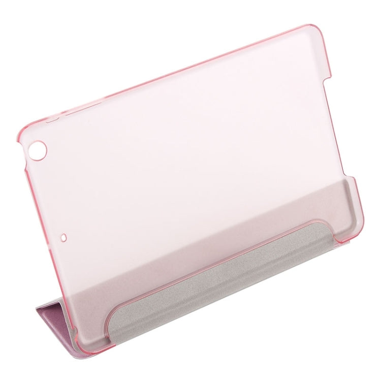 Silk Texture Horizontal Flip Leather Case with Three-Folding Holder & Wake-up / Sleep Function for iPad Pro