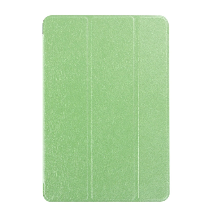 Silk Texture Horizontal Flip Leather Case with Three-Folding Holder & Wake-up / Sleep Function for iPad Pro