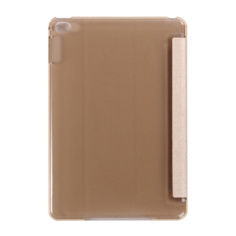 Silk Texture Horizontal Flip Leather Case with Three-Folding Holder & Wake-up / Sleep Function for iPad Pro