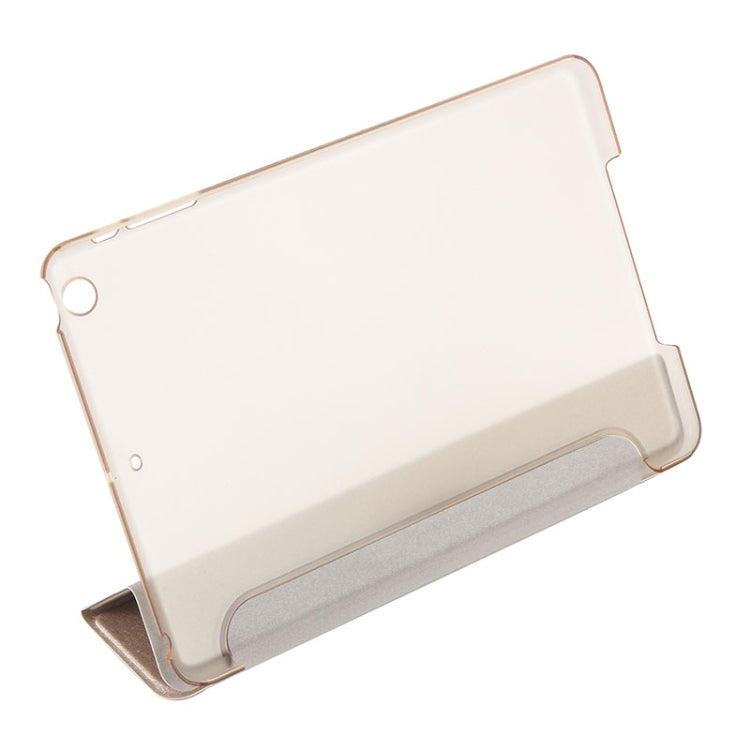 Silk Texture Horizontal Flip Leather Case with Three-Folding Holder & Wake-up / Sleep Function for iPad Pro