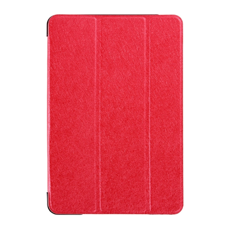Silk Texture Horizontal Flip Leather Case with Three-Folding Holder & Wake-up / Sleep Function for iPad Pro