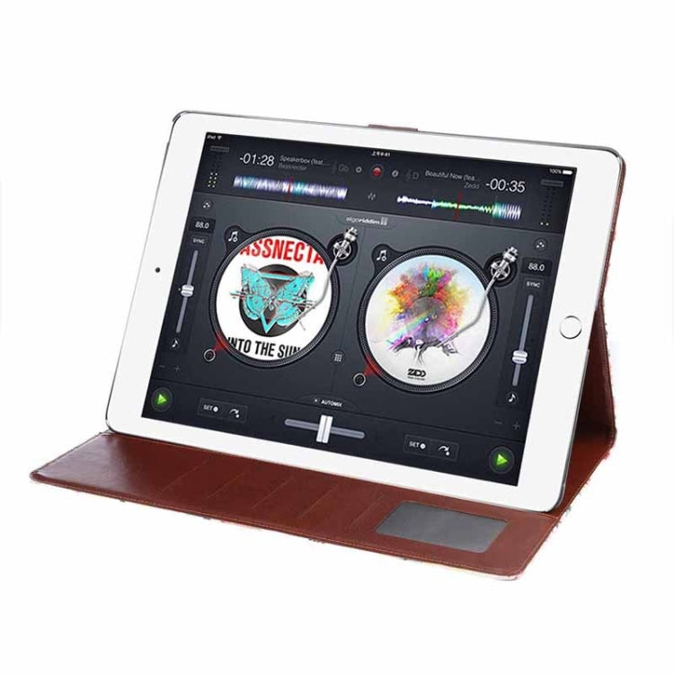 Flower Patterns Cloth Surface Horizontal Flip Leather Case with Wallet & Card Slots & Holder for iPad Pro 12.9 inch