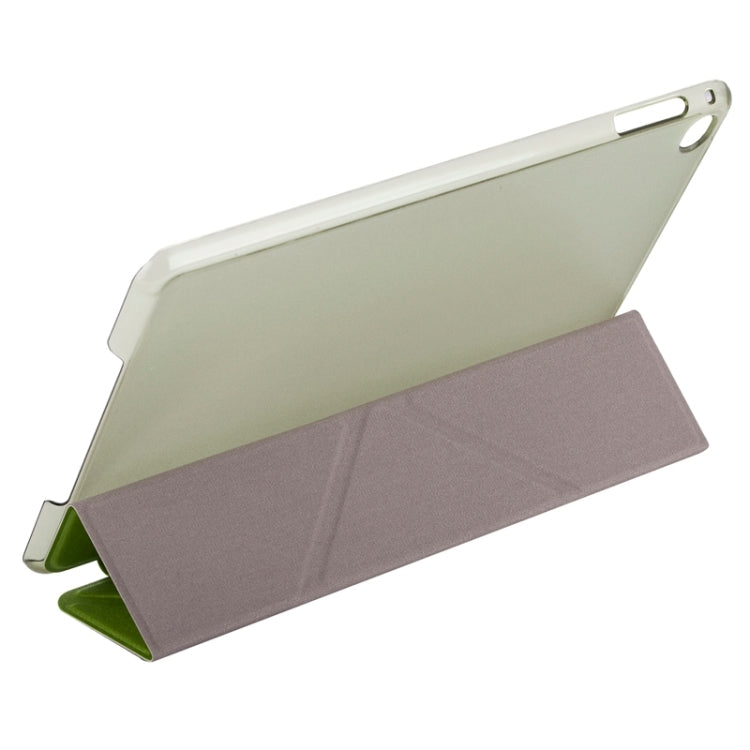 Transformers Style Silk Texture Horizontal Flip Solid Color Leather Case with Holder for iPad Pro 12.9 inch