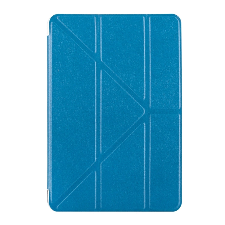 Transformers Style Silk Texture Horizontal Flip Solid Color Leather Case with Holder for iPad Pro 12.9 inch