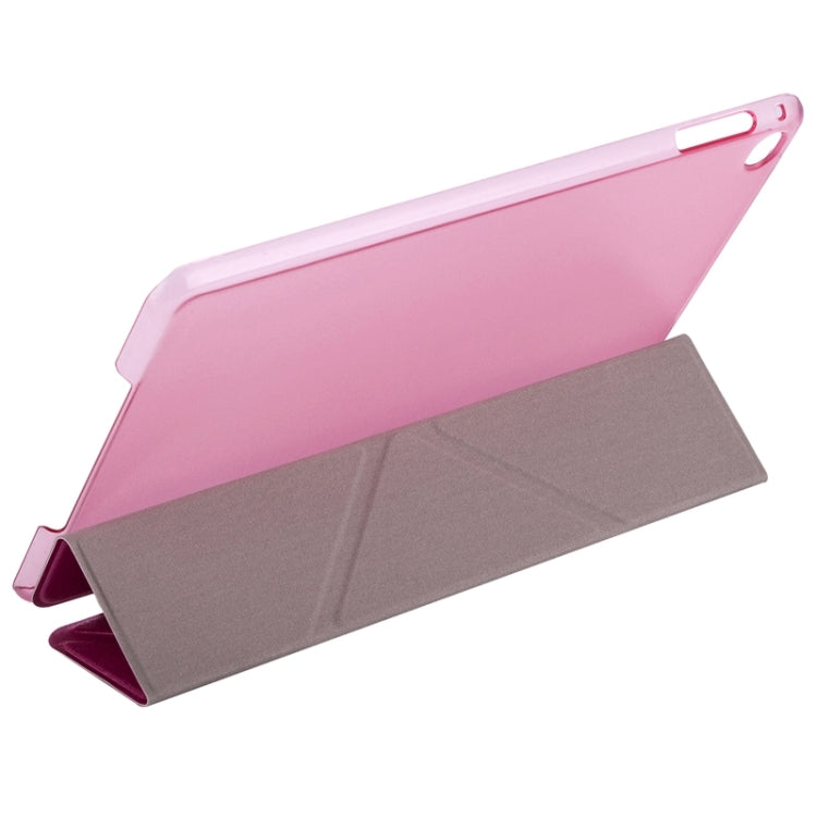 Transformers Style Silk Texture Horizontal Flip Solid Color Leather Case with Holder for iPad Pro 12.9 inch