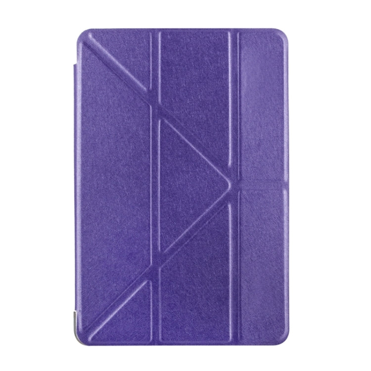 Transformers Style Silk Texture Horizontal Flip Solid Color Leather Case with Holder for iPad Pro 12.9 inch