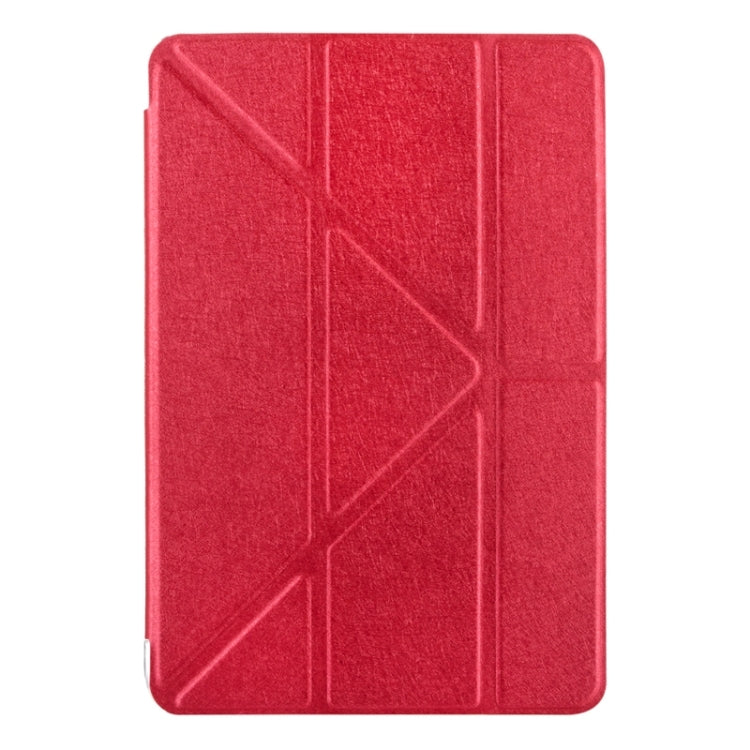 Transformers Style Silk Texture Horizontal Flip Solid Color Leather Case with Holder for iPad Pro 12.9 inch
