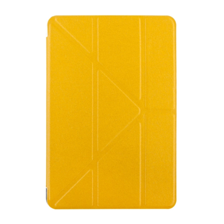 Transformers Style Silk Texture Horizontal Flip Solid Color Leather Case with Holder for iPad Pro 12.9 inch