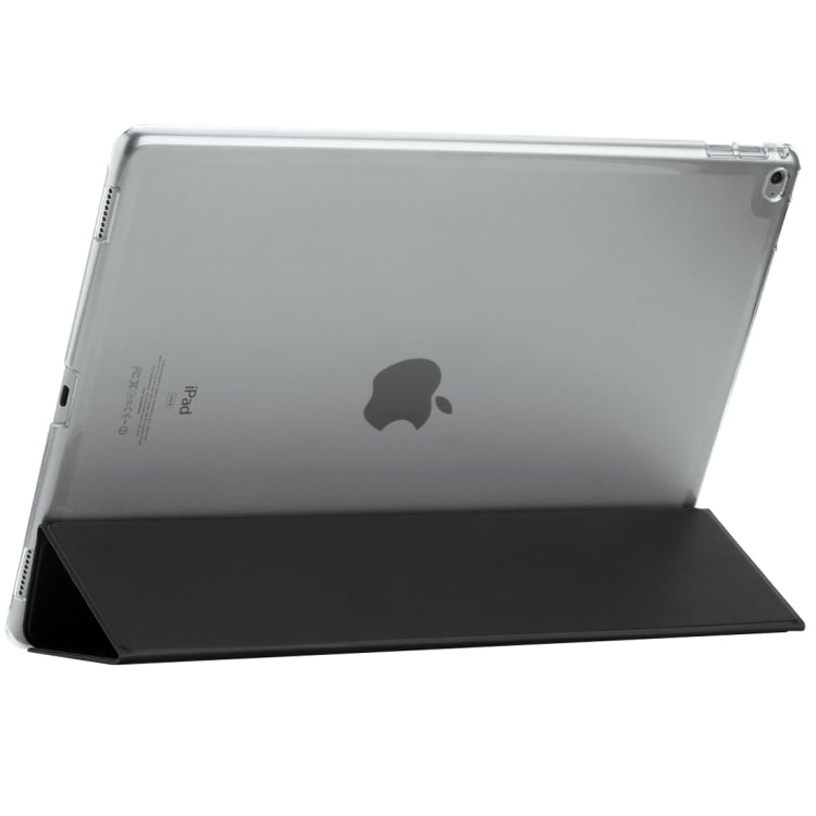 Rock Touch Series Fashionable Business Style Horizontal Flip Leather Case with Three-folding Holder and Intelligent Sleep / Wake-up Function for iPad Pro 12.9 inch