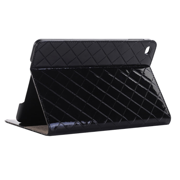 Bright Skin Grid Texture Horizontal Flip Leather Case with Holder & Card Slots & Wallet for iPad Pro