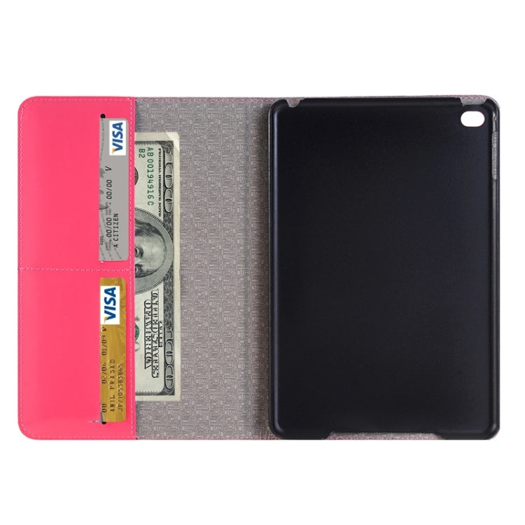 Bright Skin Grid Texture Horizontal Flip Leather Case with Holder & Card Slots & Wallet for iPad Pro