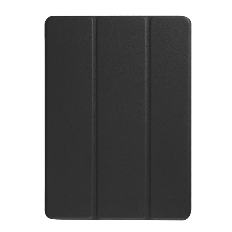 Custer Texture Horizontal Flip Solid Color Leather Case with Three-folding Holder & Sleep / Wake-up Function for iPad Pro 9.7 inch