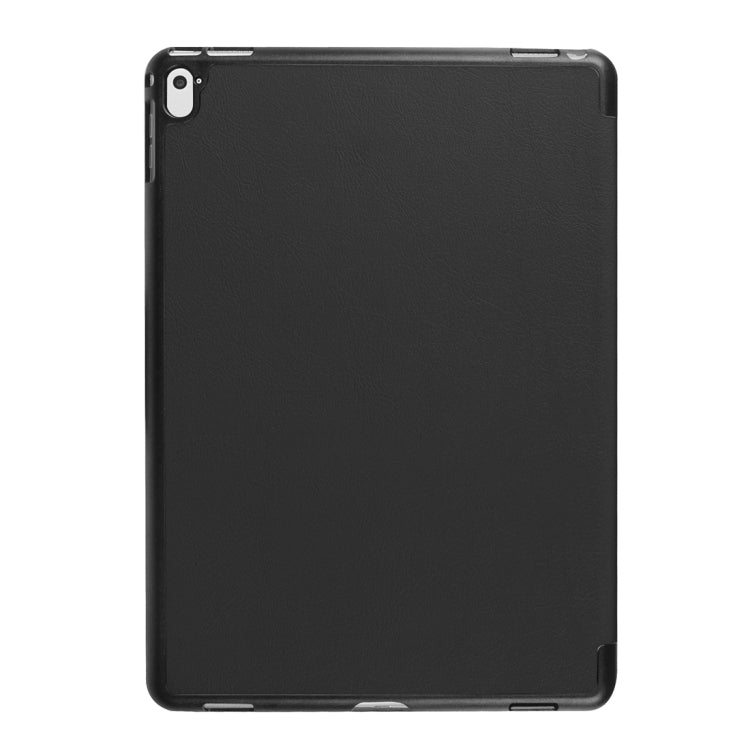 Custer Texture Horizontal Flip Solid Color Leather Case with Three-folding Holder & Sleep / Wake-up Function for iPad Pro 9.7 inch