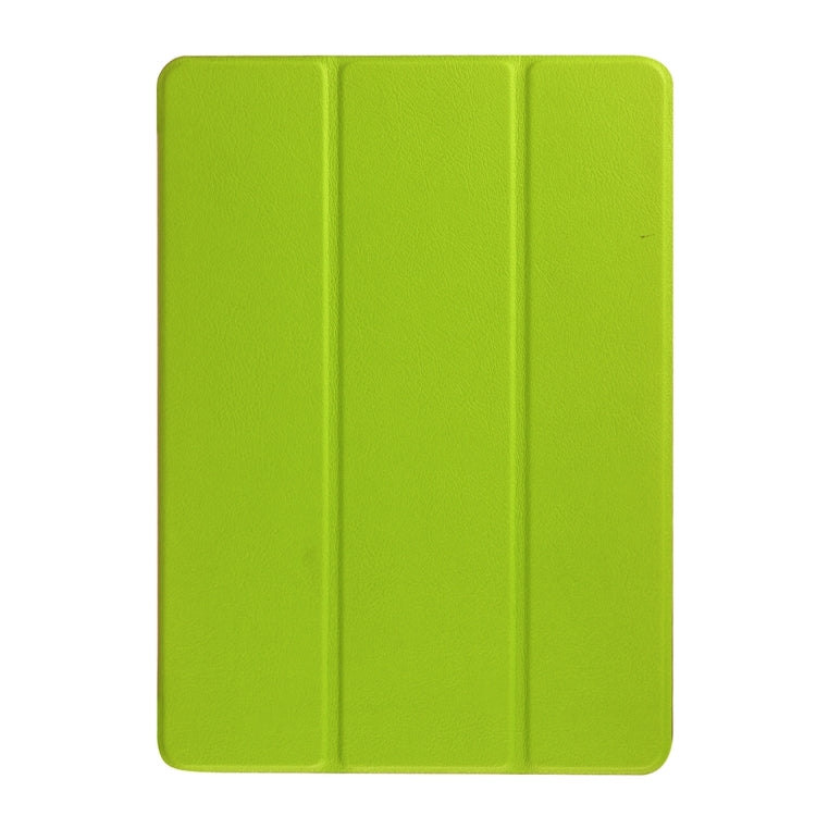 Custer Texture Horizontal Flip Solid Color Leather Case with Three-folding Holder & Sleep / Wake-up Function for iPad Pro 9.7 inch