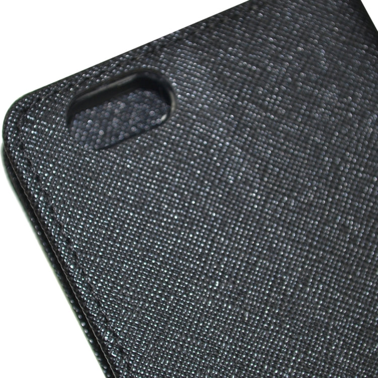Cross Texture Leather Case with Holder & Card Slots & Wallet for iPhone